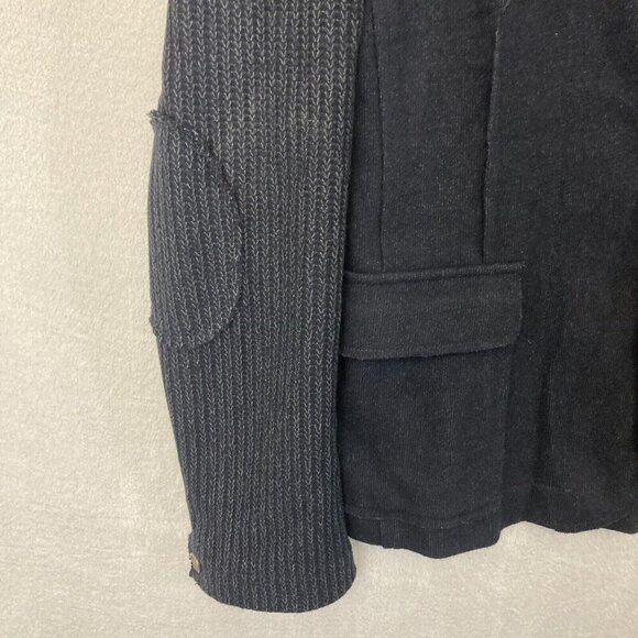 Imperial Italy Mens Knit Unconstructed Blazer Jacket XL Streetwear Preppy Blue - Picture 8 of 15